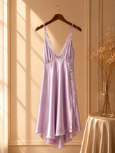 Midnight Satin Dress