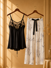 Lace Serenity Satin Pajama