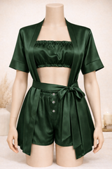 3Pcs Satin Set