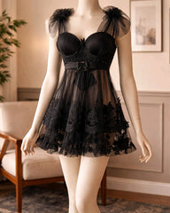 Sheer Lace Babydoll