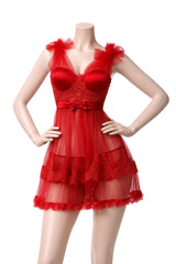 Sheer Lace Babydoll